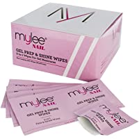 Los mejores  - Mylee 200 Toallitas para Preparación y Acabado de la Manicura de Gel- Limpiador de Esmalte y Residuos Pegajosos para…